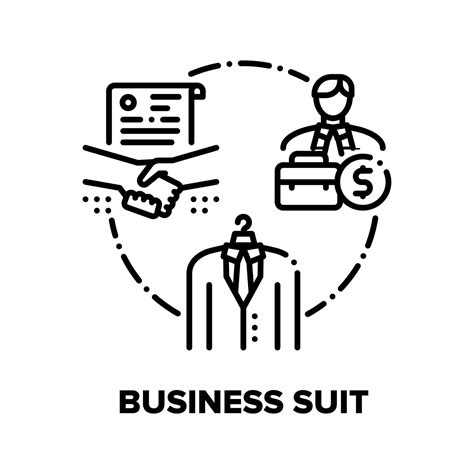 Business Suit Vector Concept Black Illustration 17573076 Vector Art at Vecteezy