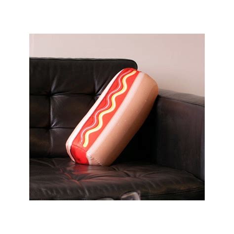 Hot Dog Pillow | This pillow really cuts the mustard!