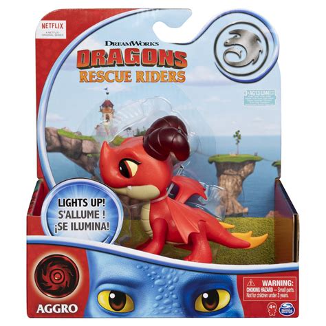 Dragons Rescue Riders Light Up Aggro Figure