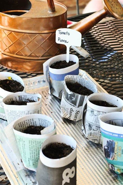 How to Make Your Own Seedling Pots - Add a Pinch