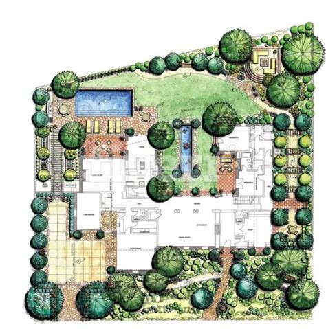 Design landscape and garden ideas 2d and 3d by Heshamelmesalmy Landscape Architecture Plan ...