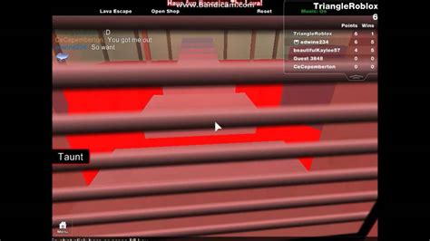 ROBLOX Playing: Lava Escape - YouTube