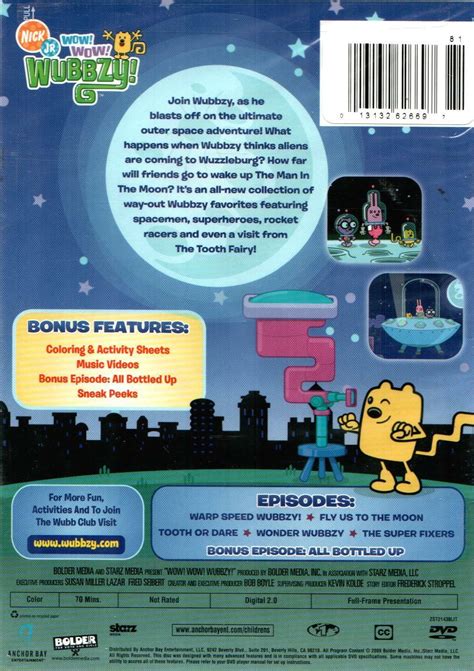 Wow! Wow! Wubbzy!: Fly Us To The Moon (DVD, 2010) 13132143897 | eBay