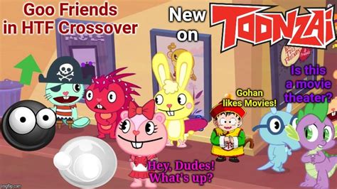 HTF Crossover in Movie Theater! | Happy tree friends, Animated cartoons ...