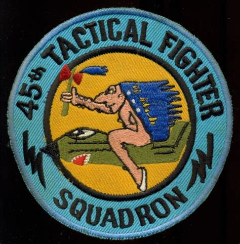 USAF 45th Tactical Fighter Squadron Patch S-12 | eBay