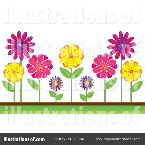 Flowers Clipart #1096291 - Illustration by Pams Clipart