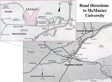 McMaster Campus Map and where to park