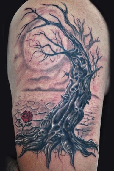 Evil Tree Tattoo by Jamie Lee Parker: TattooNOW