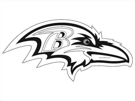 Baltimore Ravens Clipart Black And White