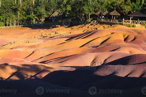 Seven Coloured Earth in Chamarel National park, Mauritius 45781853 Stock Photo at Vecteezy