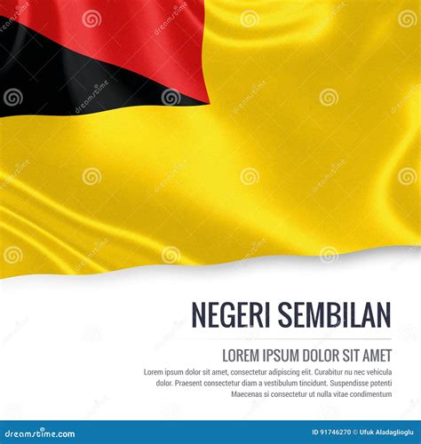 Malaysian State Negeri Sembilan Flag. Royalty-Free Illustration ...