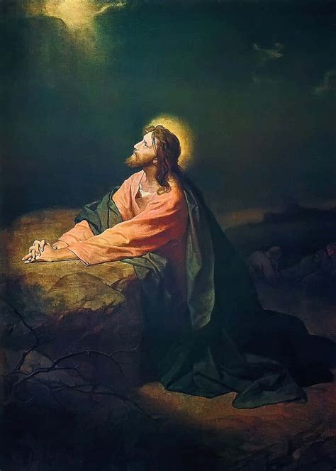 Download “The Lord Jesus Praying in the Garden of Gethsemane” Wallpaper ...