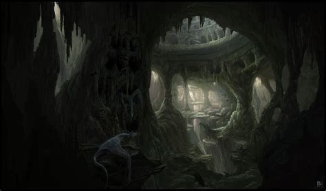 Dragon Cave, Alexander Pohl | Dragon cave, People art, Dark cave