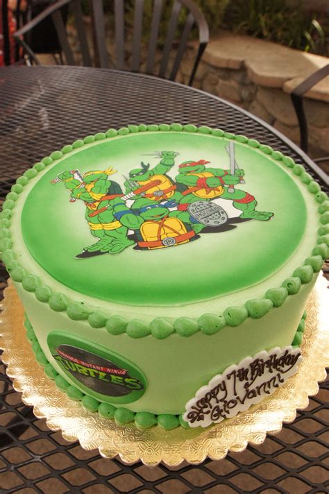 Ninja Turtle Birthday Cake Designs Xcitefunnet