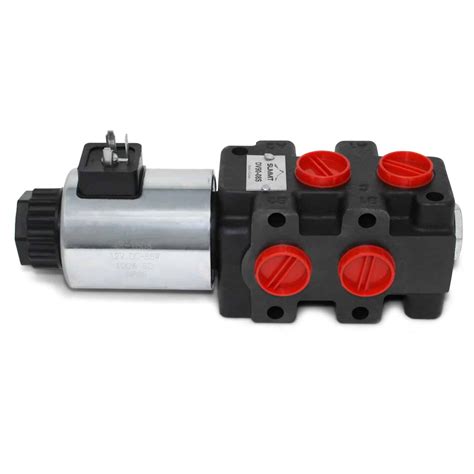 Hydraulic Solenoid Selector/diverter Valve 13 GPM 12v DC #8 SAE Ports ...