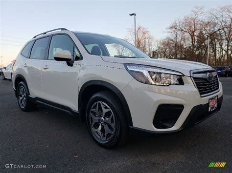 2019 Crystal White Pearl Subaru Forester 2.5i Premium #131125364 | GTCarLot.com - Car Color ...