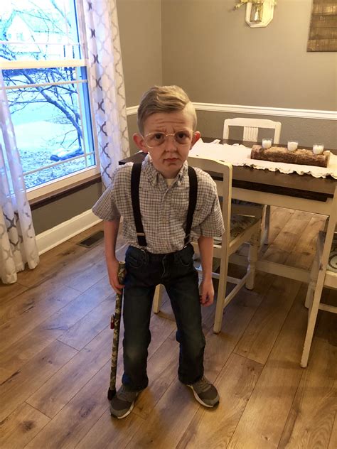 Old man costume for 100th day of school | Old man costume, Kids old man costume, Old people costume