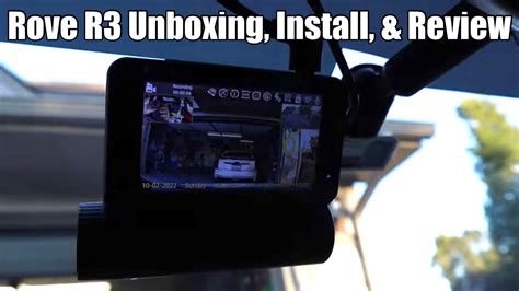 Rove R3 Dash Cam In-Depth Unboxing, Installation, and Review - YouTube