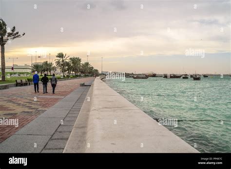 Doha corniche, Qatar Stock Photo - Alamy