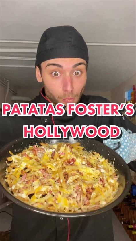 Alex Chia(@cocinaconchia) on TikTok: PATATAS FOSTER’S HOLLYWOOD! 🥔🏠😋 #FostersHollywood #Foster # ...