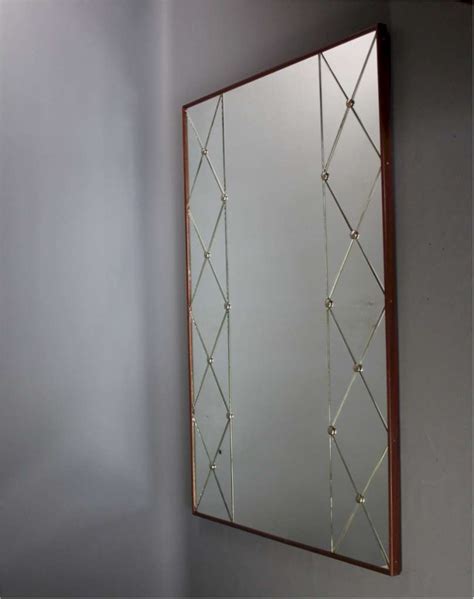 Classic stylish 1950's etched mirror | Mid-Century Objects | Art Furniture