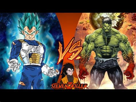 Vegeta Vs Hulk Drawing