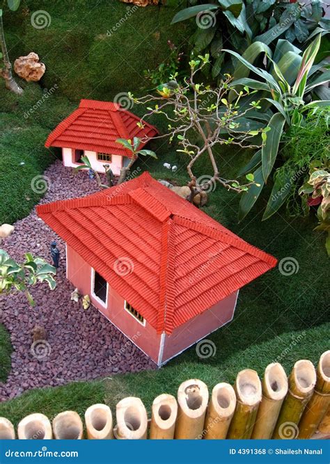 Scale model house stock photo. Image of hand, estate, india - 4391368