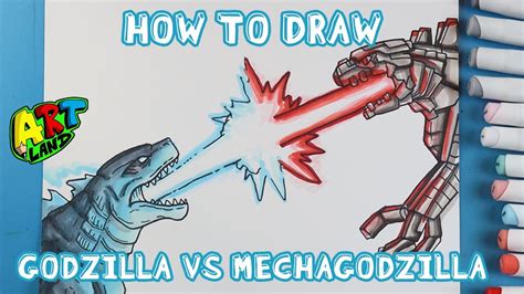 Mechagodzilla Vs Godzilla Drawing