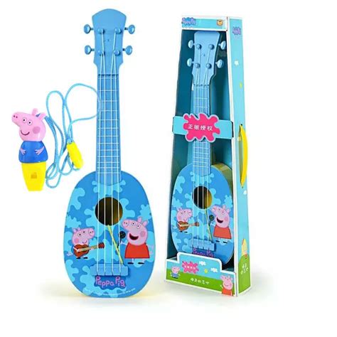 36cm Genuine Peppa Pig Fun to Learn The instruments Ukulele Kids Music Instrument Access All ...