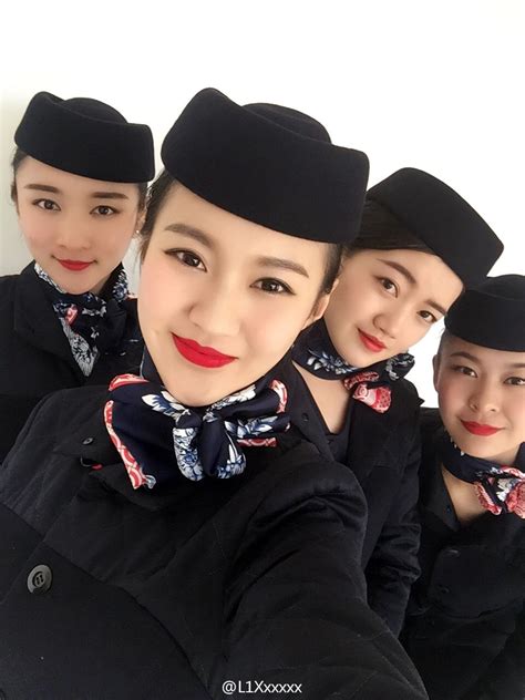 China Eastern Airlines Cabin Crew | Flight attendant uniform, Flight ...