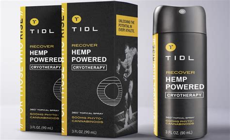 TIDL Hemp Topical Spray for Athlete Recovery | 2020-12-16 | Packaging Strategies