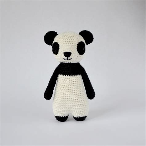 Crochet Panda Bear Toy Stuffed Panda Amigurumi Animals Soft - Etsy