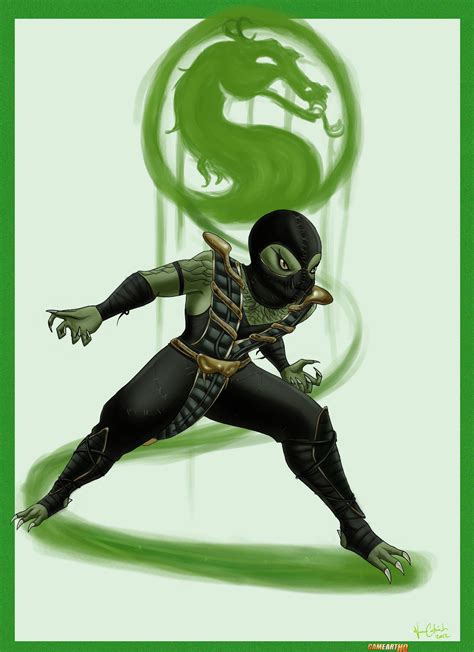 MK Art Tribute: Reptile (Alt.Costume) from MK 9 | Game-Art-HQ