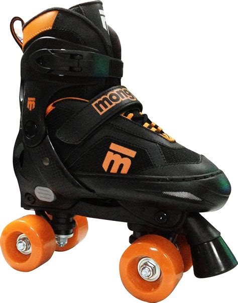 Amazon.com : Mongoose Roller Skates Adjustable Beginner Skates for Kids Boys and Girls : Sports ...