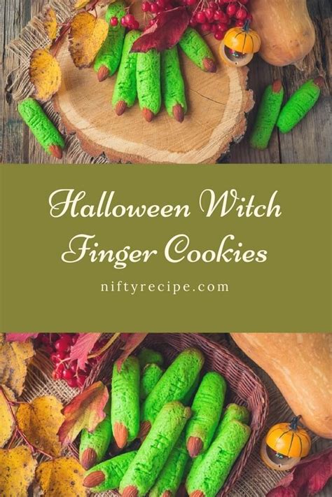 Halloween Witch Finger Cookies