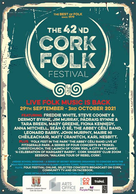 Cork Folk Festival Preview – Cork Folk Festival – Cork, Ireland 2nd-6th ...