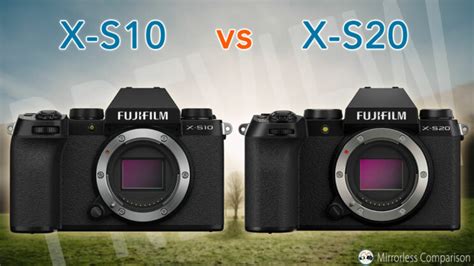 Fujifilm X-S10 vs X-S20 - The 10 Main Differences - Mirrorless Comparison