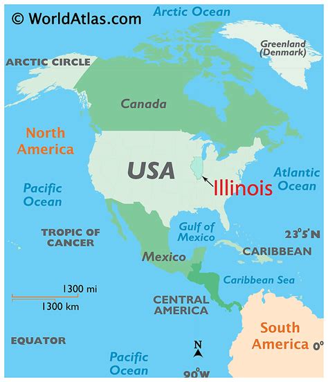 Mapas de Illinois - Atlas del Mundo