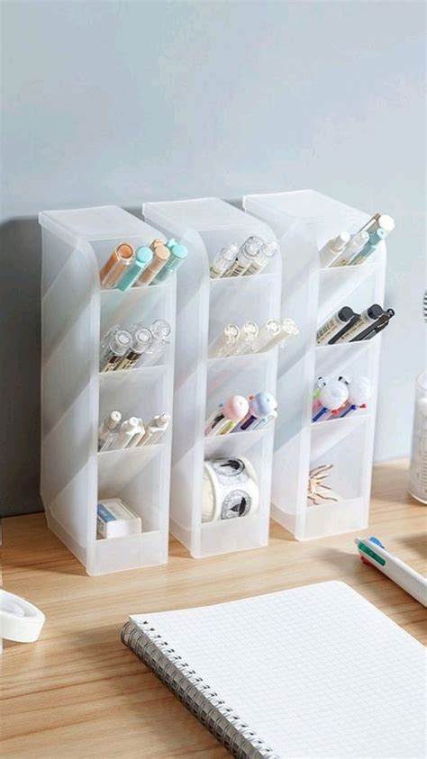 Desk Organization | Desk organization, Room organisation, Stationery ...