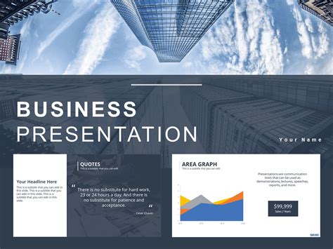 Free Corporate Company Presentation Template & Slides