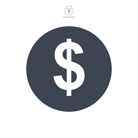 dollar sign icon symbol template for graphic and web design collection ...