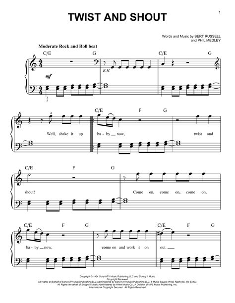 Twist And Shout | Sheet Music Direct