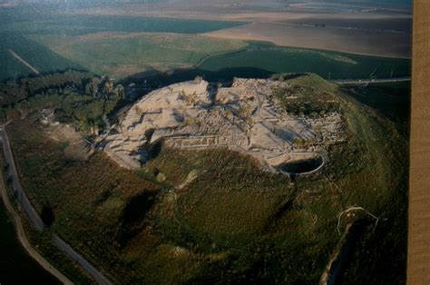 Megiddo - The Tel itself comprises 6ha and rises 40-60m above the surrounding plain!