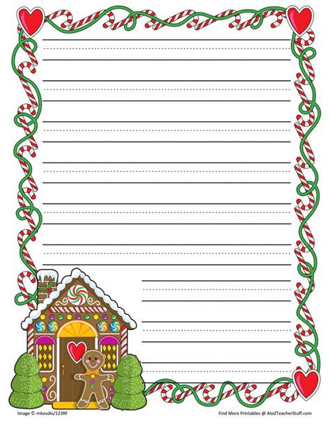 Free Printable Writing Paper With Borders - Free Printable