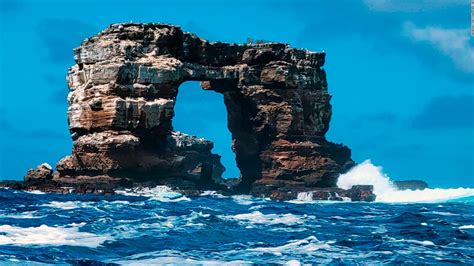 See how "Darwin's Arch" was left in the Galapagos Islands after it collapsed | Video | CNN - The ...