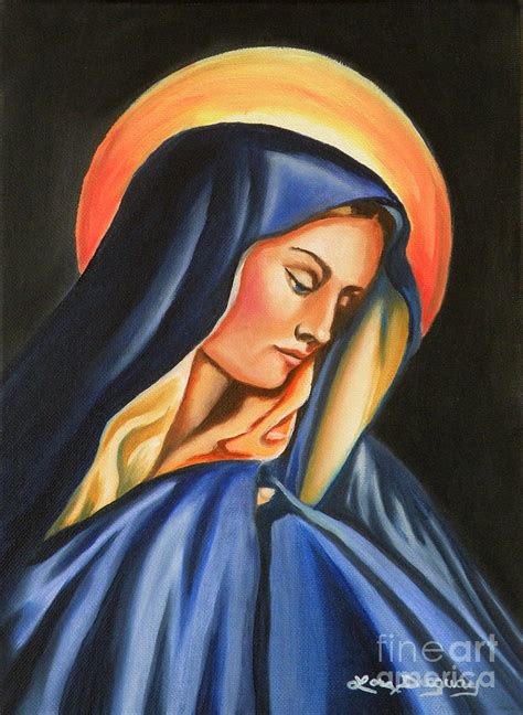 Our Lady of Sorrows Painting by Lora Duguay - Pixels