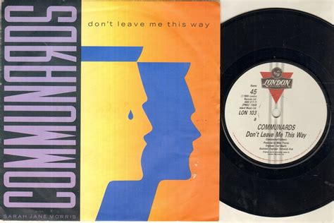 Communards Don't Leave Me This Way Records, LPs, Vinyl and CDs - MusicStack