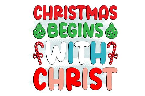 Christmas Begins with Christ PNG Sublima Graphic by Jennifer Art ...