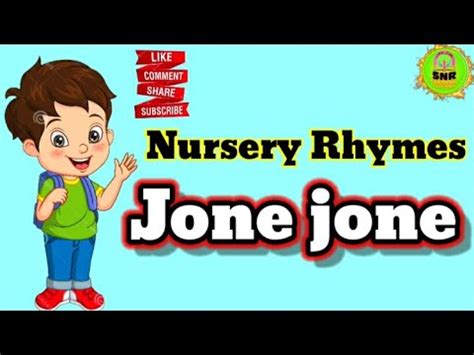 Nursery rhymes/ Jone jone yes papa/Nursery rhymes for kid - YouTube