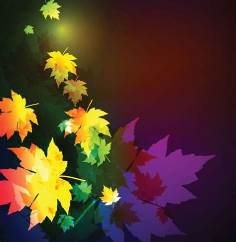 Beautiful maple leaf background vector eps | UIDownload